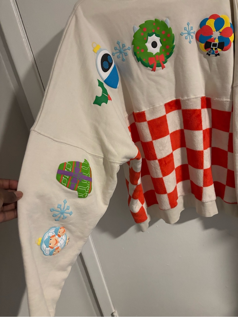 Disney Parks Pixar Holiday Spirit
Jersey Checkerboard Sweatshirt XXL
(1227) - Picture 3 of 6